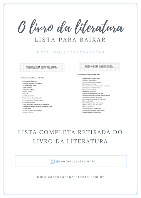 Lista de Livros do site Sobre Livros